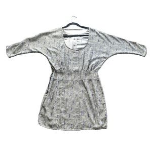 🎉3for$20 UO Silence + Noise print mini dress w/ purple accents sz 6